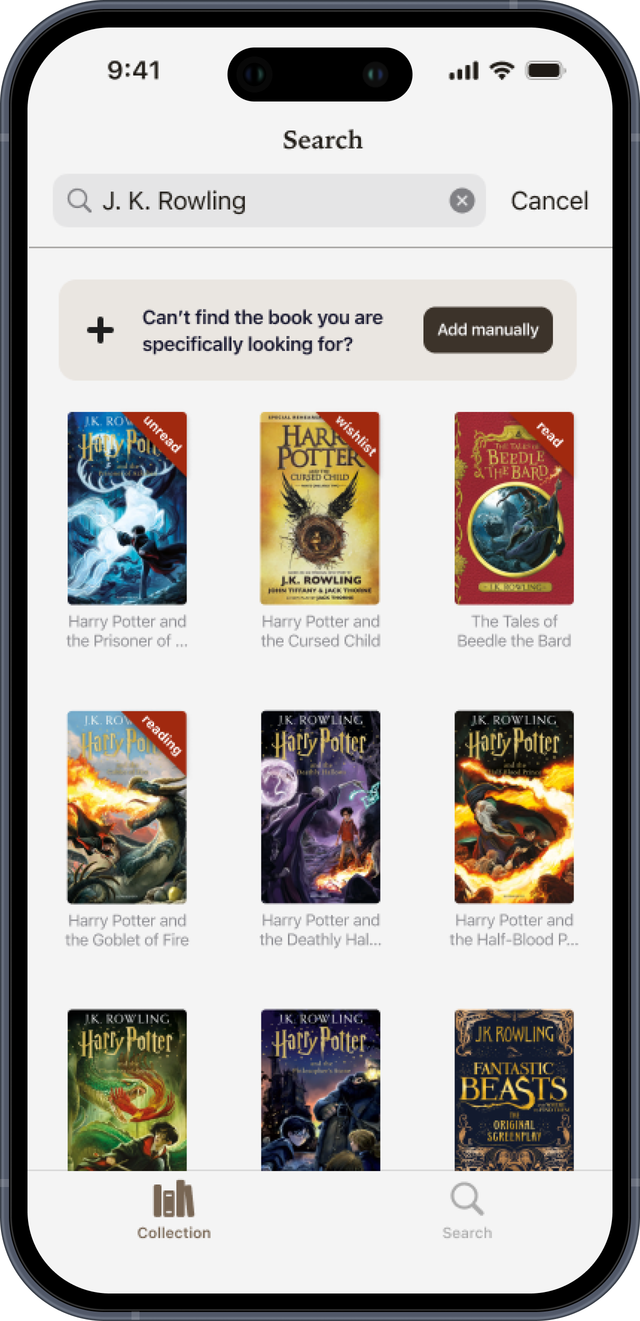 Boojou App Interface 3